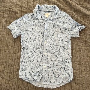 Brand new never worn Shark Button up shirt